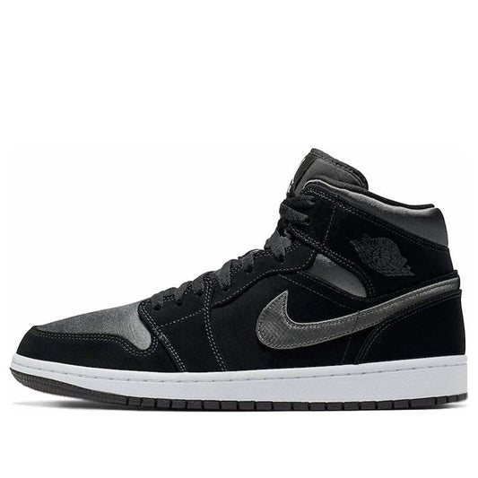 Air Jordan 1 Mid SE Nylon 'Black Grey'  852542-012 Cultural Kicks